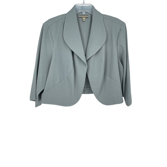 Maya Brooke Gray Black Blazer - Size 24‎ Wide - Picture 1 of 7